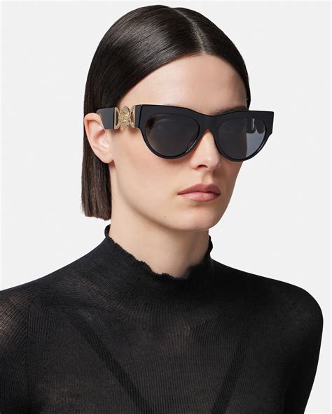 versace leather and metal medusa sunglasses|Versace Medusa sunglasses for sale.